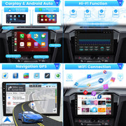 Podofo A7253A3018A4C888 Android 13 Car Stereo for Hyundai Sonata 2010-2015 - 9