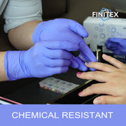 FINITEX Medical Exam Gloves, XL, 1000 Count, Purple-Blue