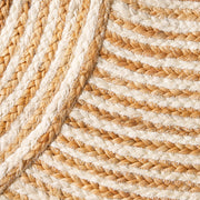 VCNY Home BD6-ARU-2745-WM Beautiful Natural Braided Jute Indoor Scatter Rug, Off-White, 27 x 45 in
