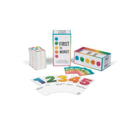 Dyce Games First to Worst Party Board Game, Funny Ranking and Guessing Game, Multicolor, Ages 8 and Up