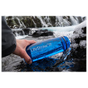 LifeStraw Go Series BPA-Free Water Bottle with Filter - Aegean Sea Blue - 22 oz.