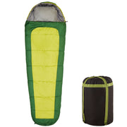 Invoker Mummy Sleeping Bag, Thermally Insulating Hollow Cotton Fill, Water-Resistant Rip-Stop Polyester Shell, Lightweight 5 lb, 90 x 31.5 in, 32-59 F Temperature Range