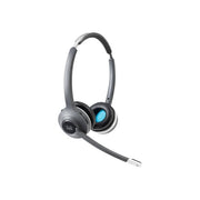 Cisco 562 Wireless Dual Headset, Bluetooth, Noise Isolation, Multi Base Station, On-Ear, Charcoal