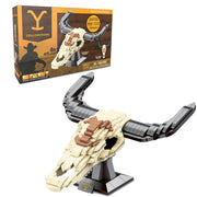 Yellowstone Brickcraft Yellowstone Steer Skull Building Kit (563-Piece Set)