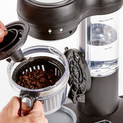 PowerXL CL-004 Grind & Go Plus Coffee Maker Automatic Single-Serve with 16-oz Travel Mug and Built-In Grinder Stainless Steel