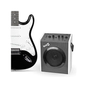 Rockjam Full Size Electric Guitar Kit EG1-BK-SK-V - BLACK ONE SIZE