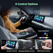 Lamtto AI Box Wireless Carplay Adapter Support, Black