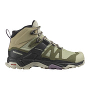 Salomon X Ultra 4 Mid Gore-Tex Hiking Boots for Women, Alfalfa, Size 11M, L47455000