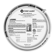 First Alert Hardwired Smoke and Carbon Monoxide Detector with Ionization Sensor, Battery Backup, Interconnectable SMICO100-AC