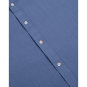 Sogami Men's Long Sleeve Cotton Linen Shirt, Band Collar, Button Down, Loose Fit, Casual