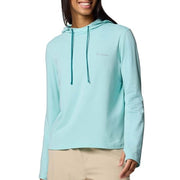 Columbia Sun Trek Hoodie II Ladies Sweatshirt with Omni-Shade UPF 50 and Omni-Wick Moisture-Wicking, Spray, Medium, 211975