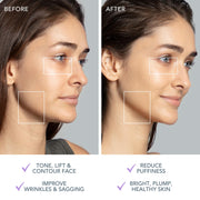 Foreo Bear 2 Advanced Microcurrent Facial Device with Supercharged Serum 2.0 and Triple Action Intense Moisturizer, Lavender, F222D