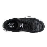 FitVille Men's Wide Athletic Pickleball Shoes with Arch Support, Breathable Mesh, Shock-Absorbing EVA Midsoles, Black, 10.5 Wide
