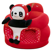 Bgageg Cartoon Animals Baby Support Sofa Chair Baby Support Floor Seat Cartoon Animals Plush Toddler Sofa Chair