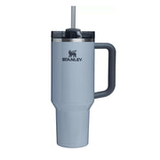 Stanley Quencher H2.0 FlowState Tumbler, 40 oz, Hammertone Silver, Insulated Stainless Steel, BPA-Free, Reusable Straw, Comfort-Grip Handle, Car Cup Holder Compatible