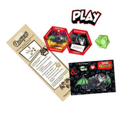 Basic Fun Dungeons & Dragons Questers Black Dragon Buildable Figure, 5-Inch Collectible Toy with Break-Apart Egg Capsule, D20 Die, Quest Card, Dark Ooze Finish
