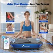 MERACH MRDK2398L1 Vibration Plate Exercise Machine, Whole Body Shake Plate Exercise Machine w/Remote Control, Blue