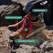 Danner Trail 2650 Leather Hiking Shoes for Men - Brown/Red - 10.5M