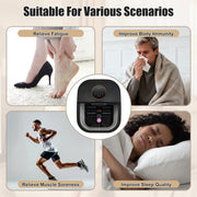 FOFOJY Collapsible Foot Spa with Heated Massage Rollers, Bubble Function, Temperature Control, Remote Control, Pedicure Kit, Black