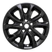 Hello IWCIMP409BLK  Wheel Skin Set, 17-Inch Gloss Black 5 V-Spoke Design, Universal Fit Excluding Steel Wheels, Pack of 4