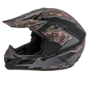 Fuel Helmets SH-128 Frenzy Mossy Oak Dirt Bike Helmet, M, Multicolor