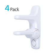 Safety 1 OutSmart Lever Handle Lock (4 Pack), White