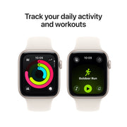 Apple Watch SE 3 Cell 44mm Starlight Aluminum - Starlight Sport Band MEPF4LW/A