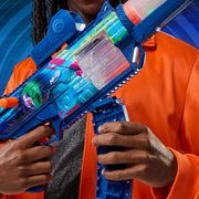 Hasbro G18240000 Nerf Loadout Cyberlight Ghost Blaster with LED Glow, Bolt-Action, 6-Dart Revolving Cylinder, Includes 24 N1 Darts, Multicolor