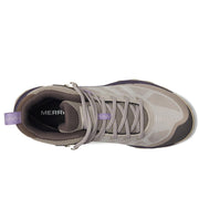 Merrell Speed Eco Mid Waterproof Hiking Boots for Women, Dove, Size 6, Eco-Friendly Materials, Cushioned EVA Footbeds, Durable Rubber Outsoles, J037864
