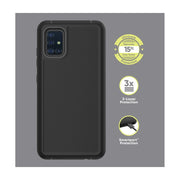 Onn 9823702 Rugged Phone Case with Built-In Microbial Protection for Samsung Galaxy A51