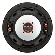 Kicker CompR 8-Inch Dual 4 Ohm DVC Car Audio Subwoofer, 600W Peak Power, Black, 48CWR84
