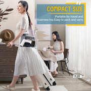 LOHEER Steamer for Clothes  1350W Portable Handheld Garment Steamer  400ml Water Tank  White/Black