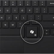 Microsoft Surface Pro Keyboard, Mechanical Keys, Backlit, Large Glass Touchpad, Adjustable Angles, Black, EP2-00395
