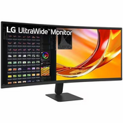 LG 34U601B UltraWide 34 in. Curved WQHD VA LCD Monitor, 120Hz Refresh Rate, AMD FreeSync Premium, HDR10, sRGB 99%, Tilt Adjustable