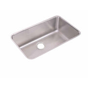 Lustertone Undermount Stainless Steel 31 in. 0-Hole Single Bowl Kitchen Sink in Satin