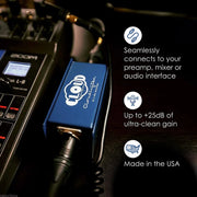 Cloud Microphones CL-1 Cloudlifter 1.0-Ch. Microphone Amplifier, Blue/White