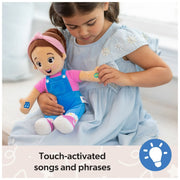 Ms. Rachel 6072297 Official Speak & Sing 16-Inch Plush Doll for Ages 6 Months to 3+ Years