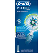 Oral-B Pro 1000 Rechargeable Electric Toothbrush, White, 1 Ct
