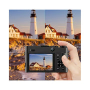 ACTITOP 4K Ultra HD 64MP Vlog Dual Camera