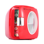 Uber Appliance Mini Fridge, Retro 9 Liter Portable Cooler and Warmer, Red, UB-XL1-RED