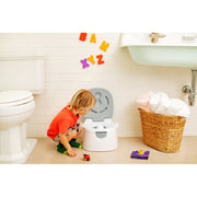 Munchkin Multi-Stage 3-in-1 Toddler Potty Seat Trainer Ring and Step Stool White 41675