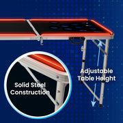 MinnArk Mas-Tpong 27-Inch Portable LED Pong Table Party Game Set