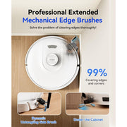 Redkey Redkey R11 2-in-1 Robot Vacuum and Mop, 15000Pa Suction Power, LDS Laser Navigation Self-Empty Robot Vacuum
