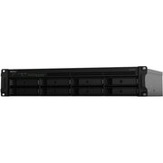 Synology Network Attached Storage, RackStation RS1221RP+, 8-Bay Rackmount NAS, AMD Ryzen V1500B Quad-Core 2.2 GHz, 4 GB DDR4 RAM, Diskless