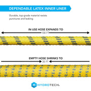 HydroTech 5560C3 Pro Series 3/4 in. Diameter X 100ft Expandable Burst-Proof Garden Hose