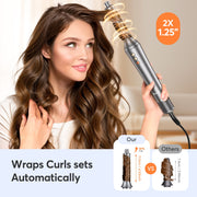 Bopcal ZCY892-B 5 in 1 Hair Styler Multi-Function Hair Styling Tool with Ionic Hair Dryer Brush, Fast Drying