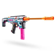 ZURU XSHOT Pro Motorized Piston Pump Dart Blaster with Automatic Electric Blaster Technology, 40 Air Pocket Half Darts, Adjustable Shoulder Rest, Outdoor Toy