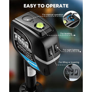 Kohree Electric Trailer Jack, 7500 lbs Capacity, Dual Wire Heavy Duty RV Tongue Jack, Manual Handle, Weatherproof Cover, 22 in Lift, KR1217-WR