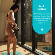HoMedics Therapist Pro+ DuoTemp Cordless Full Body Percussion Massager, Hot & Cold Peltier Technology, 6 Attachments, 4 Speeds, Pressure Sensor, Black