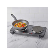 Imusa Double Electric Hot Plate - BLACK ONE SIZE